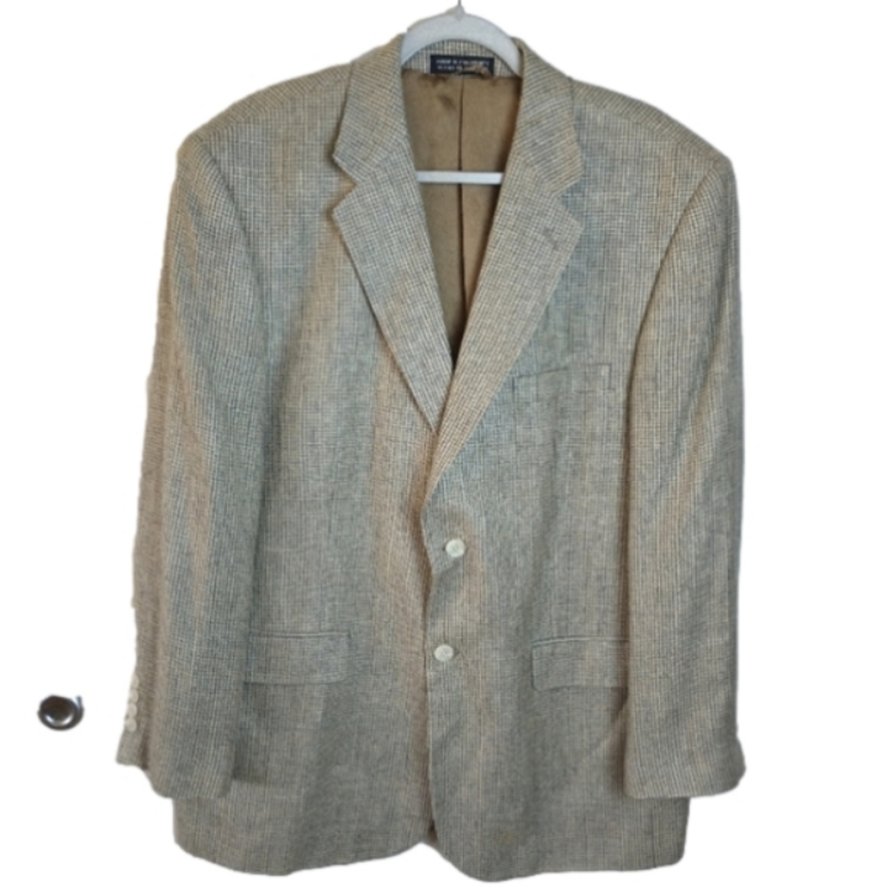 Stafford Mens 100 Pure Silk Coat Size 42r